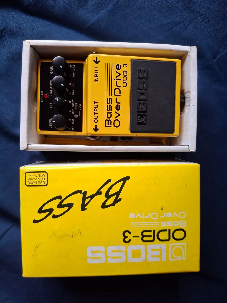 ベース BOSS Bass OverDrive QDB-3 Pedal Boss Bass Overdrive ODB-3 - Instrumentos musicais