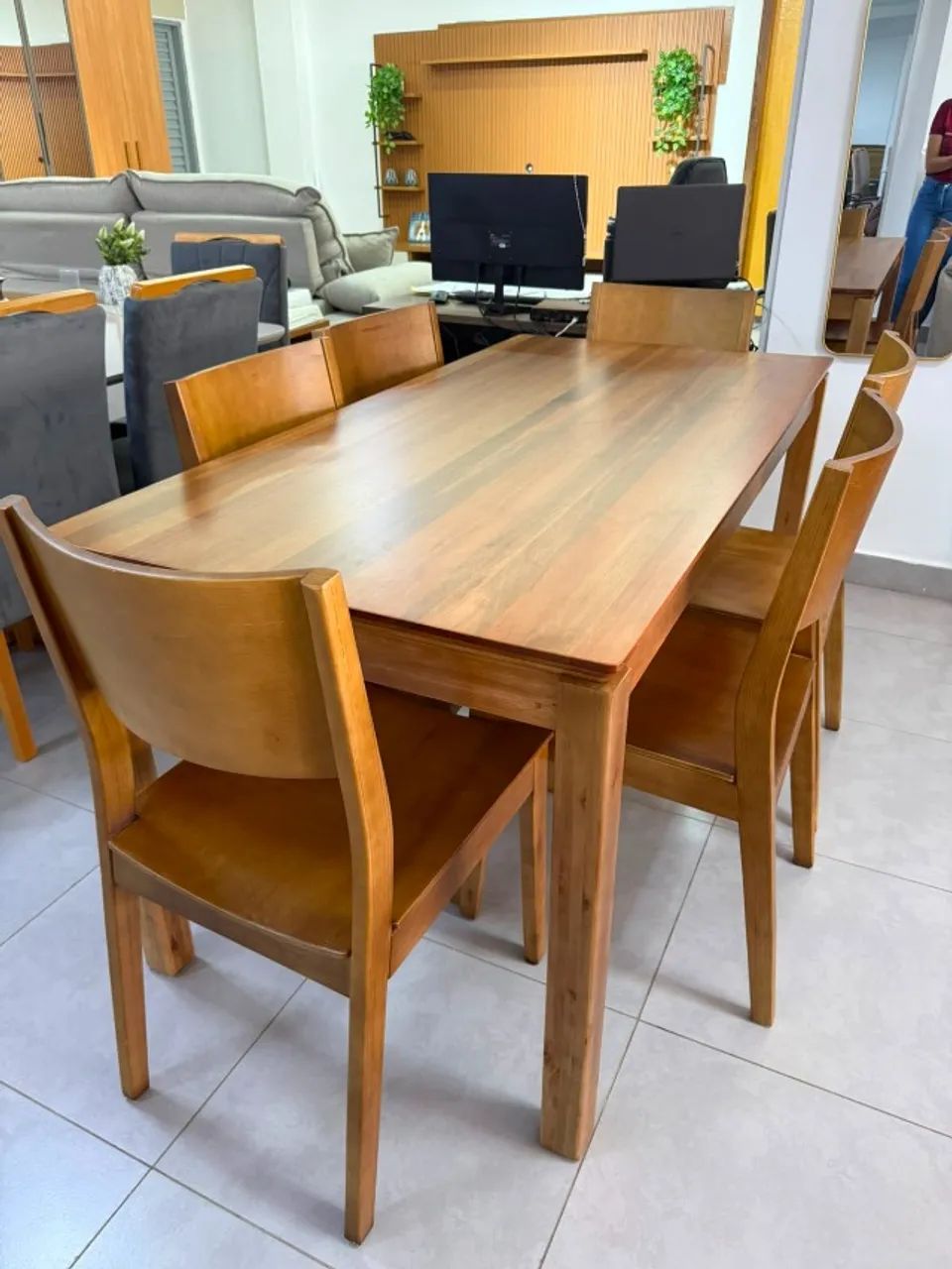 Mesa Ìris Com Cadeira Inalda Novo - Foto 3