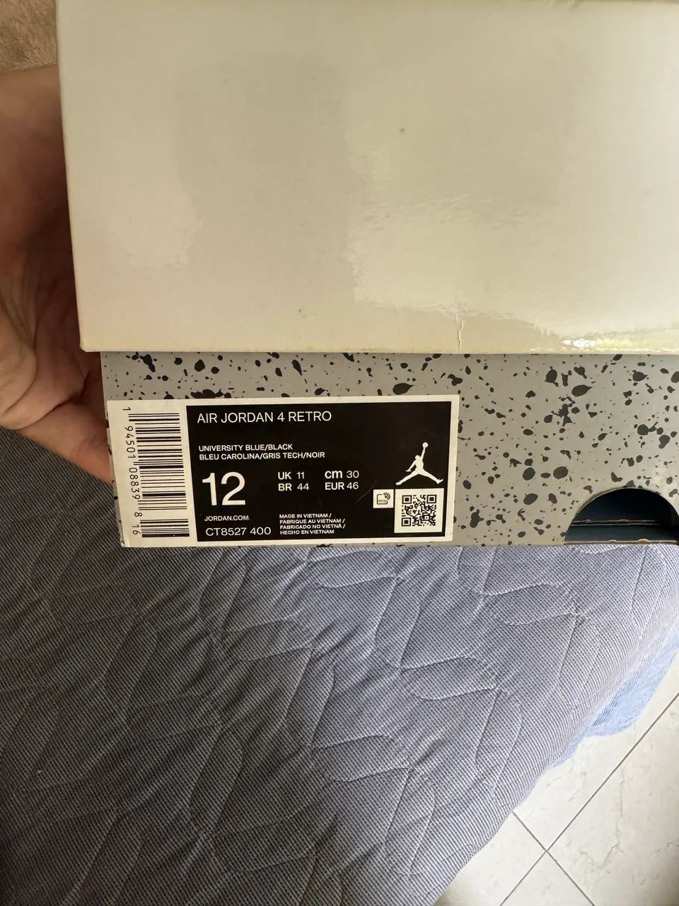 jordan 4 blue university - Foto 4