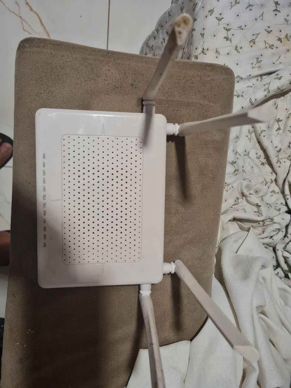 Modem fibra 4 antenas roteador 5g - Foto 2