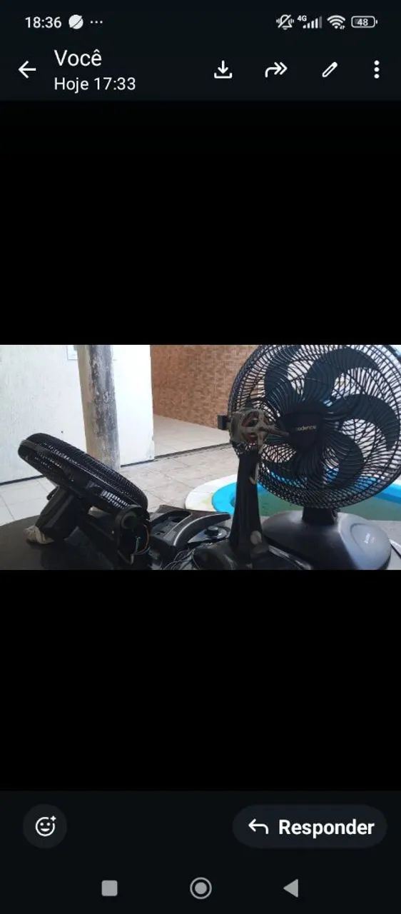 Peças de ventilador ( usadas ).   - Foto 5