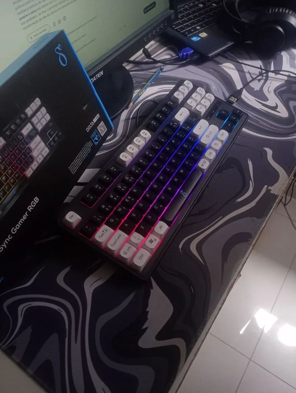 teclado gamer com led, novo! - Foto 2