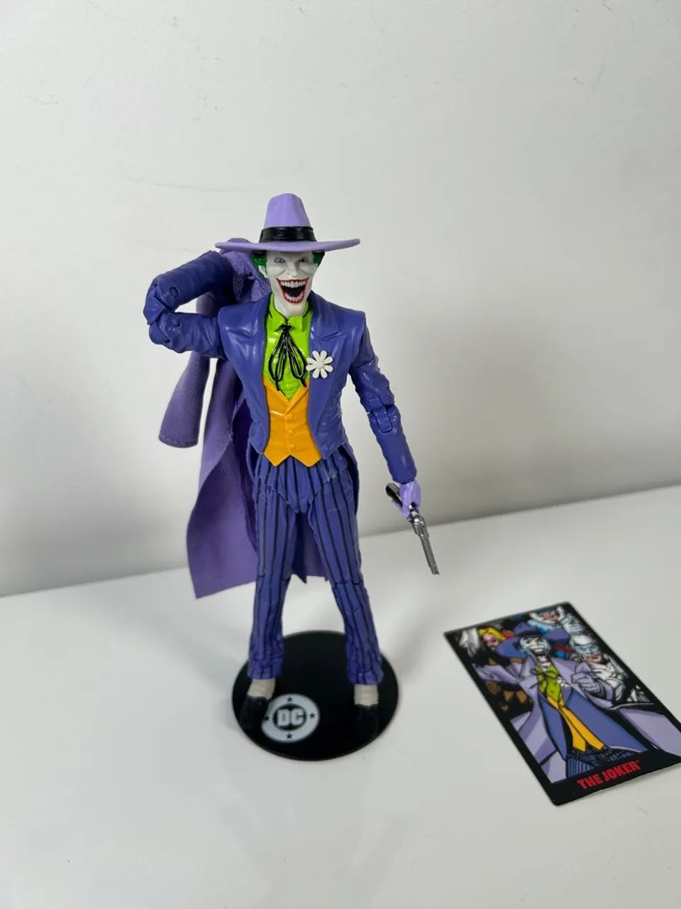 Boneco Coringa Original Mcfarlane Toys Com Acessórios  - Foto 3