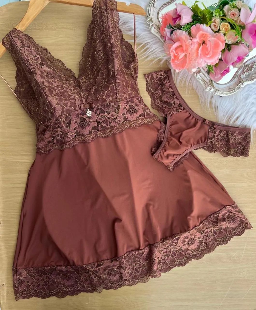 Peças íntimas babydool e pijamas  - Foto 3