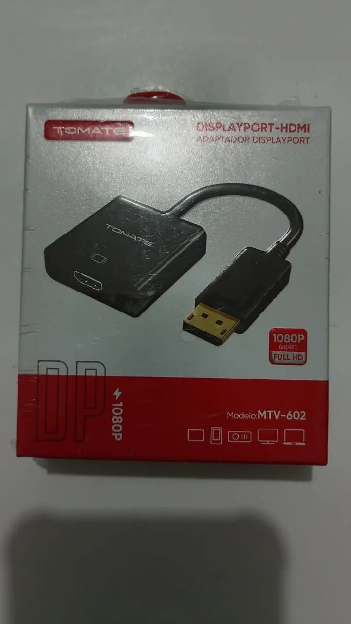 Cabo Adaptador Conversor Display Port Dp Para Hdmi ?<br><br>TOMAT - Foto 2