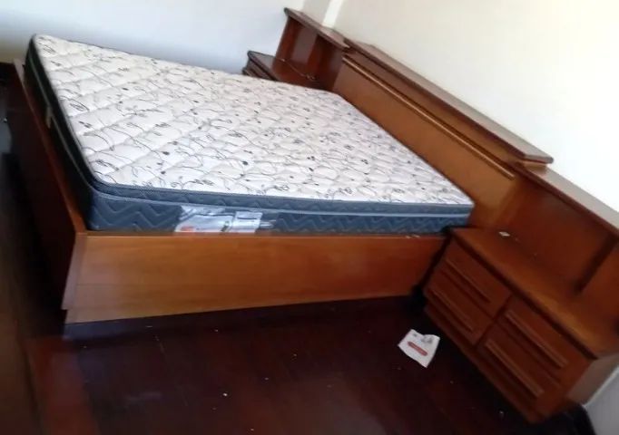 Cama casal  madeira   - Foto 2
