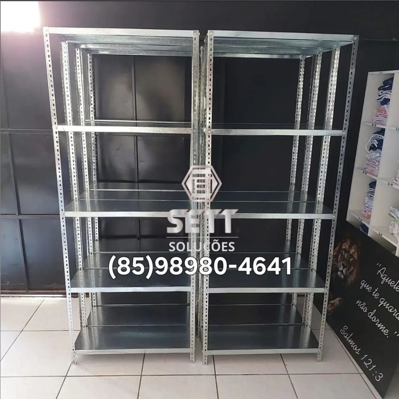 Unidades Limitadas, estante galvanizada 