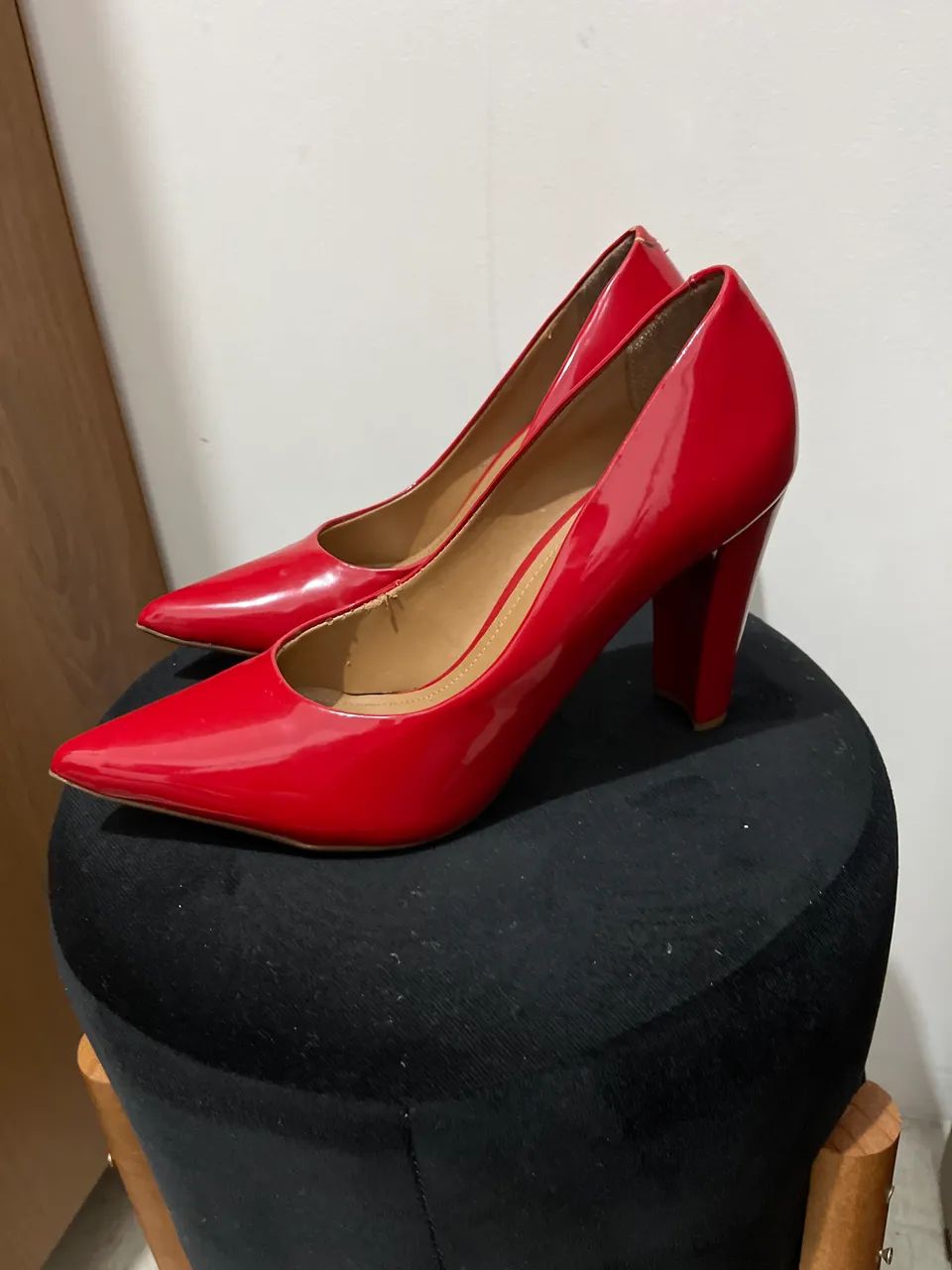 Scarpin vermelho 37 - Foto 2