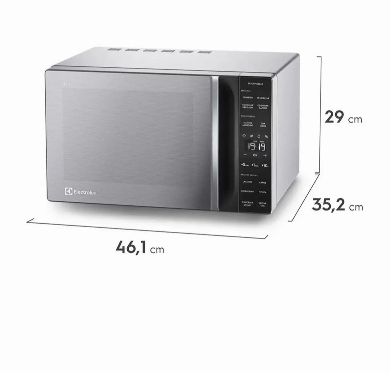 Micro-ondas Electrolux 23L Inox - Foto 2