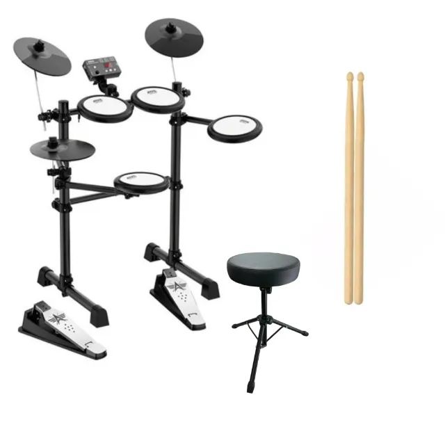 Bateria Eletrônica Turbo TDX-16 + Baqueta + Banco Tdx16