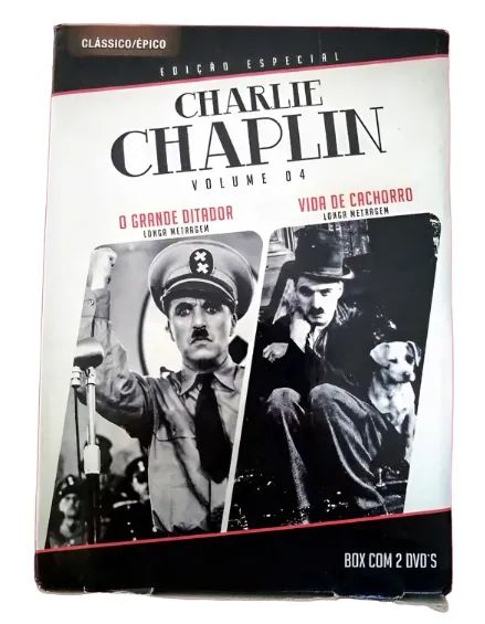 charlie chaplin dvd box 2 filmes ediçao especial