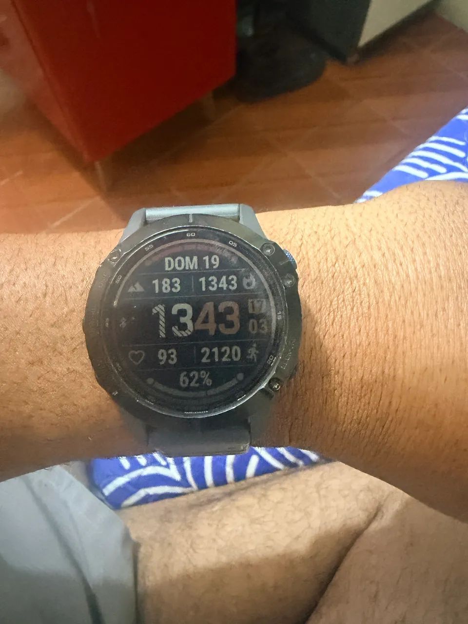 Relógio Garmin fênix 6 pro solar