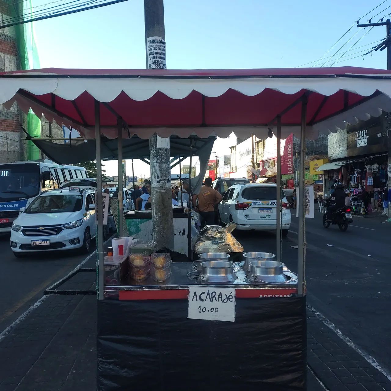 Carrinho mais ponto fixo no centro de Aracaju 