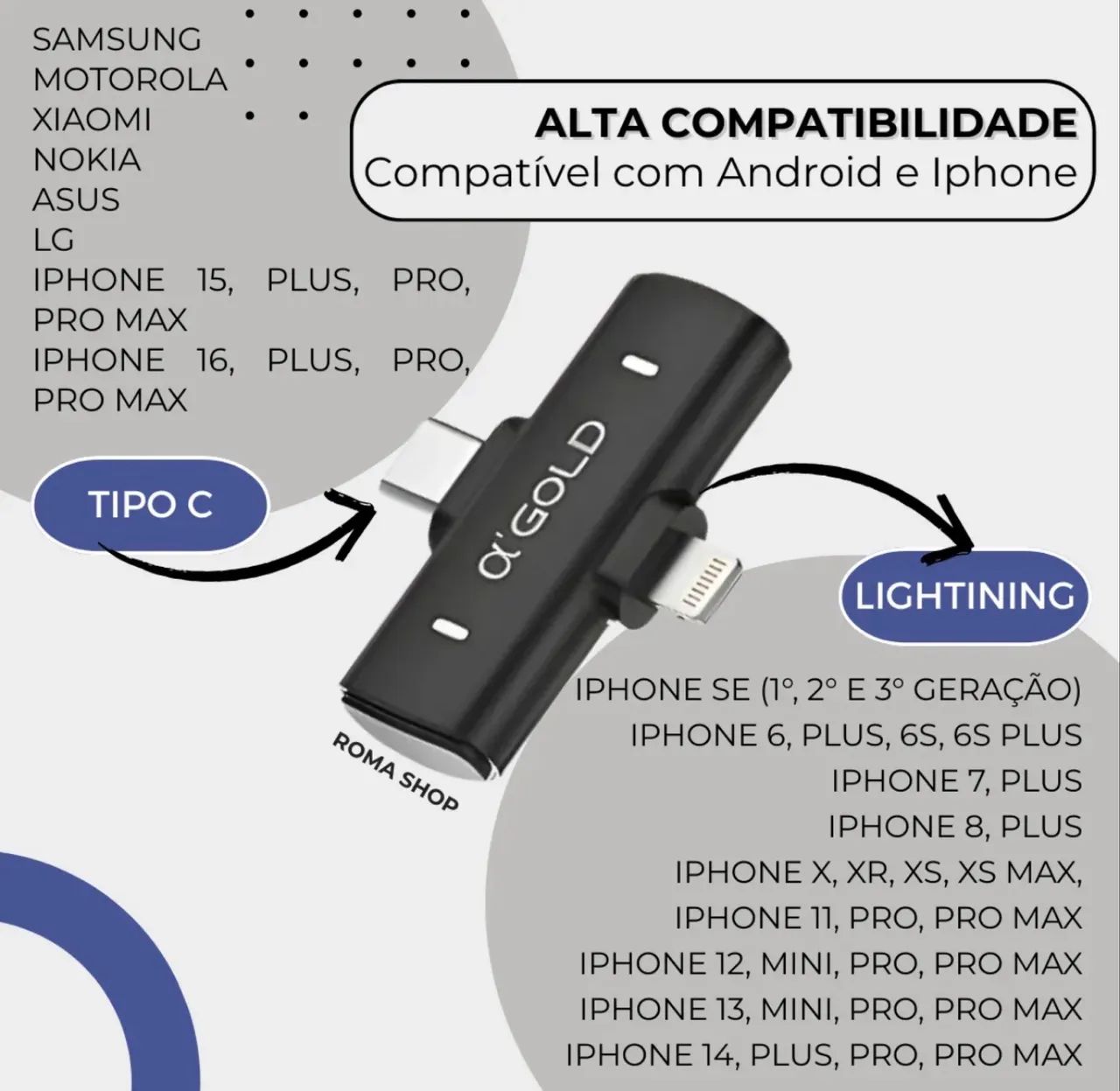 Microfone de lapela - Foto 6