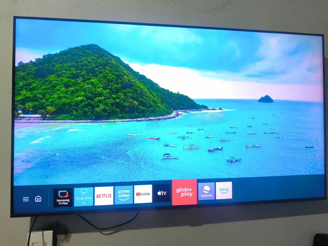 TV SMART QLED 50 SAMSUNG CRISTAL 4K COM XBOX E ALEXA 