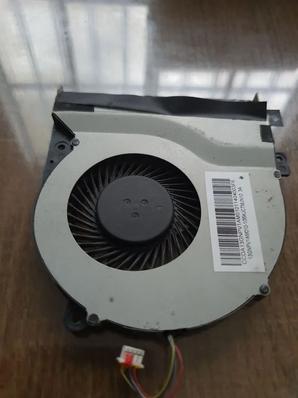 Cooler, botão do power e conector da fonte do notebook Asus S46C - Foto 4