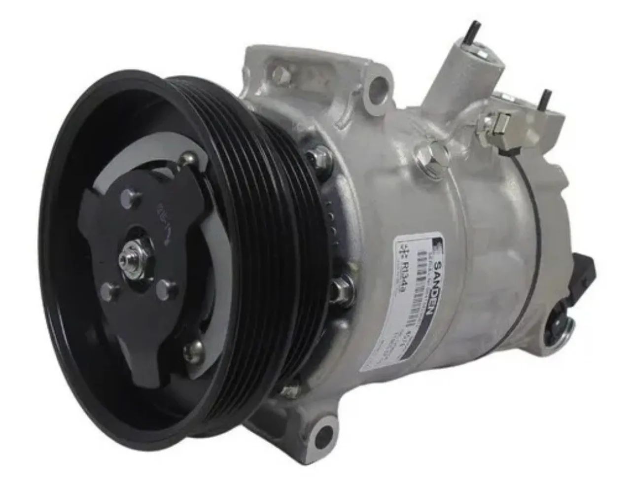 Compressor do ar condicionado Jetta 2.5 polia dupla - Foto 3