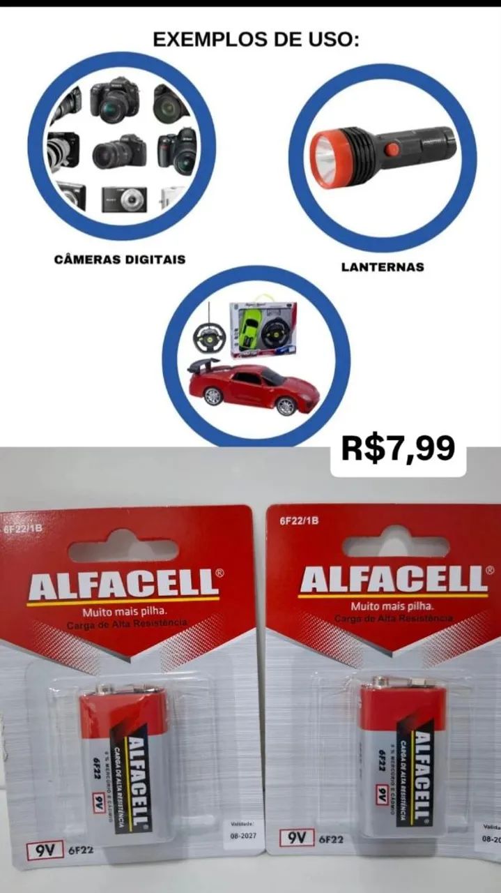 Baterias em geral, pilhas novo - Foto 2