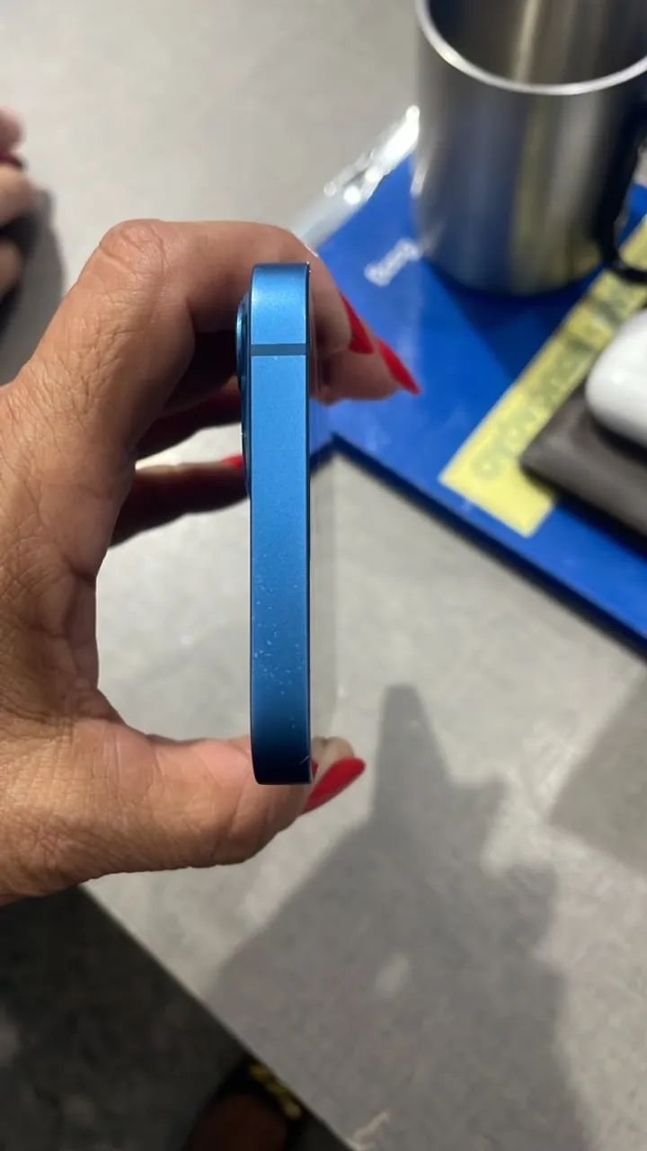 Iphone 13 azul 128 gb seminovo - Foto 4