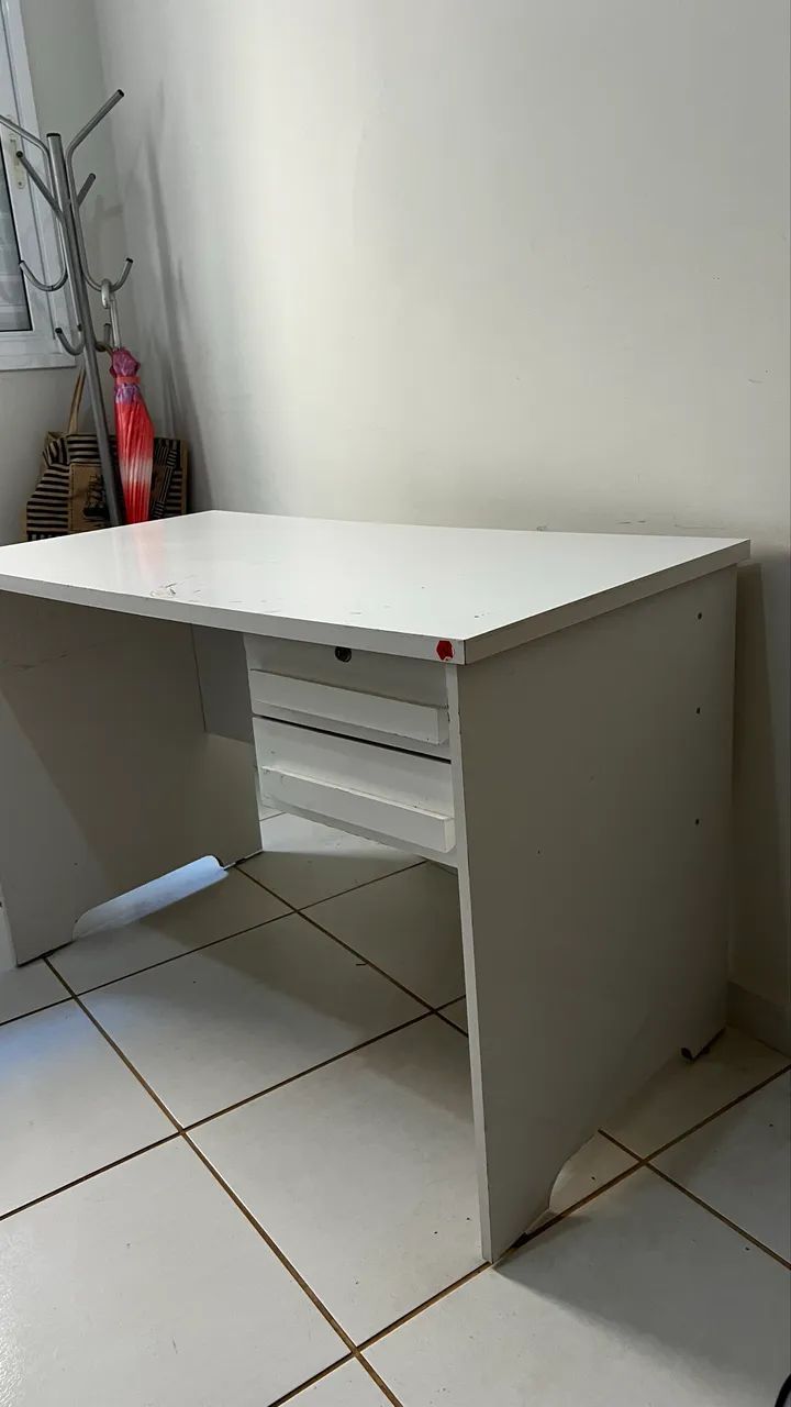 Mesa de escritório Branca - Foto 2