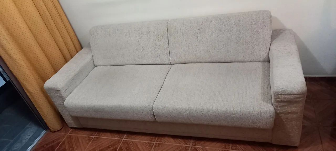 Sofá 2,20 metros  - Bege (excelente). - Foto 5