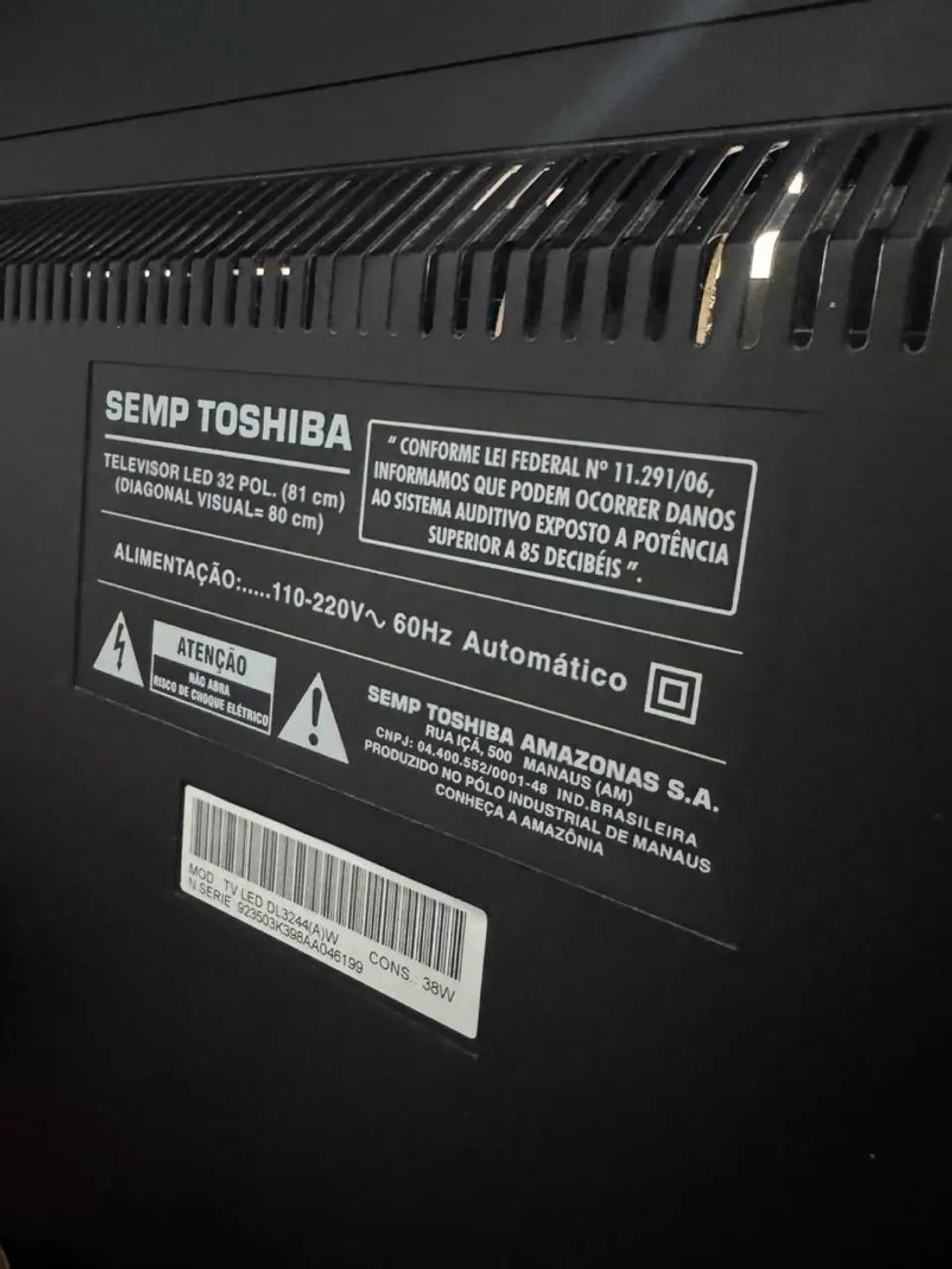 Tv Semp toshiba 32 polegadas  - Foto 2