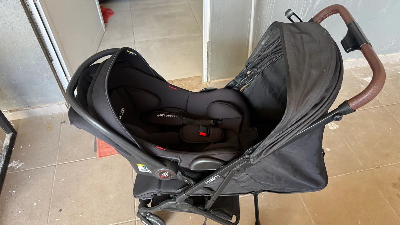 Carrinho sprint ll + bebê conforto casulo click - Kiddo - Foto 4