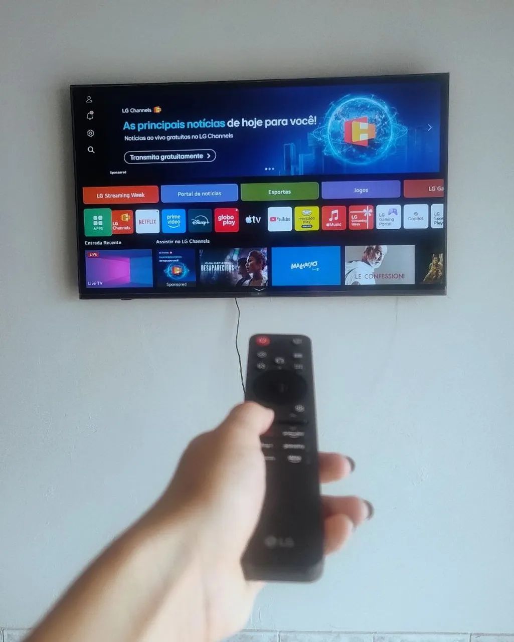 Smart TV LG 4K de 55 polegadas 2025 - Foto 4