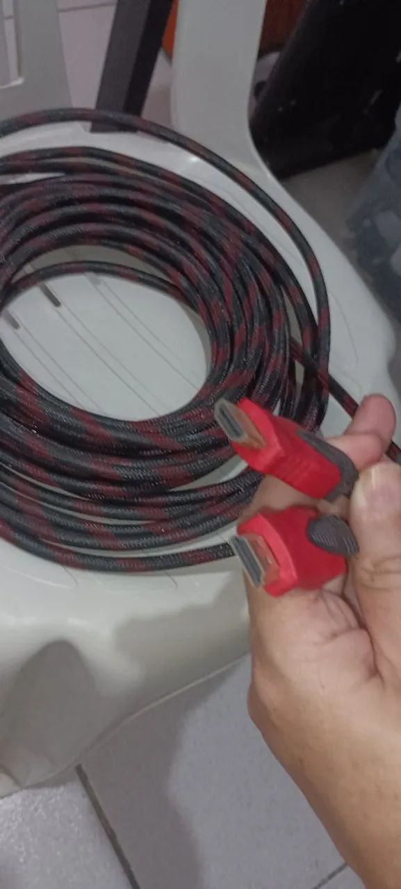 CABO HDMI 15 METROS - ALTA QUALIDADE - ÓTIMO ESTADO - Foto 2
