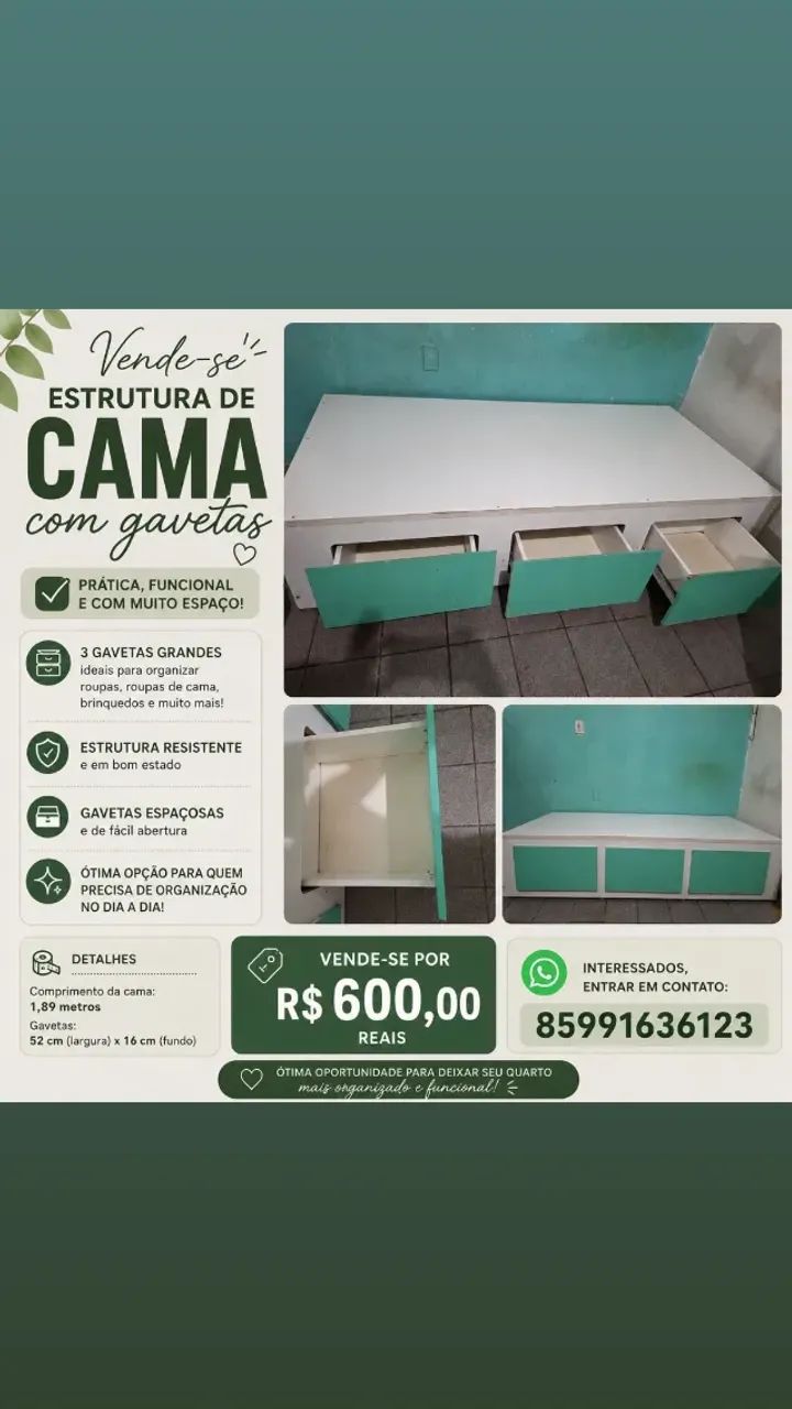 Estrutura de Cama 