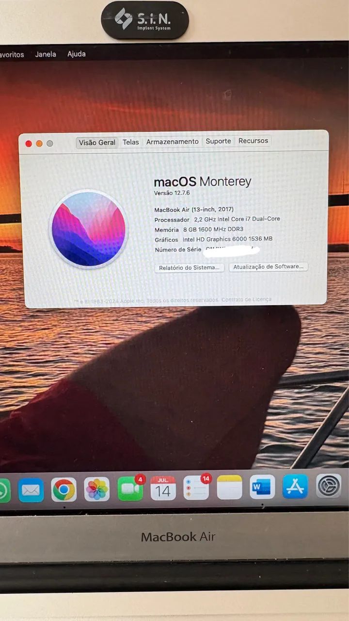 MacBook Air 13 - 2017 - 500gb - I7 - Foto 2