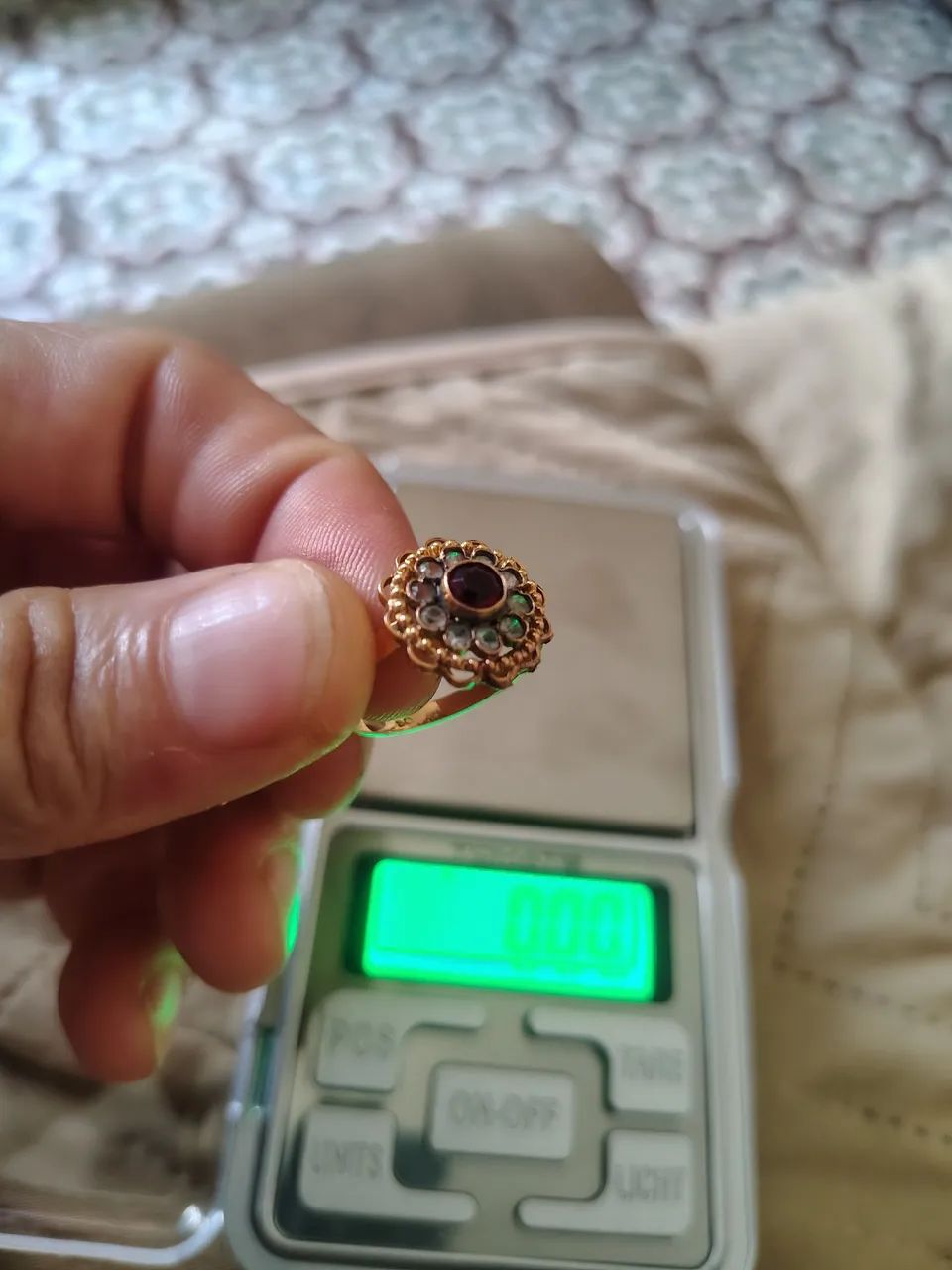Anel chuveirinho 18k - Foto 2