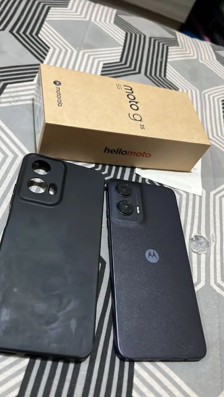 Celular semi-novo, na caixa, NF-e, capinha, bem conservado - Foto 3