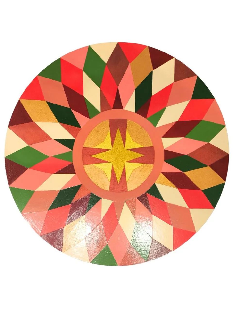 Quadro mandala em MDF 
