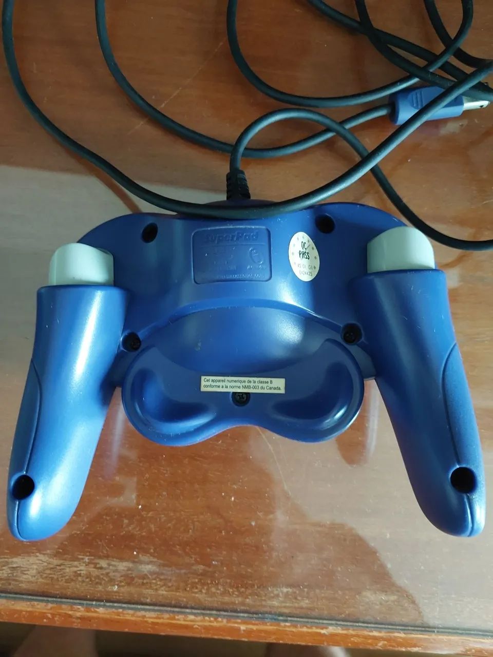 Controle Gamecube azul usado - Foto 2