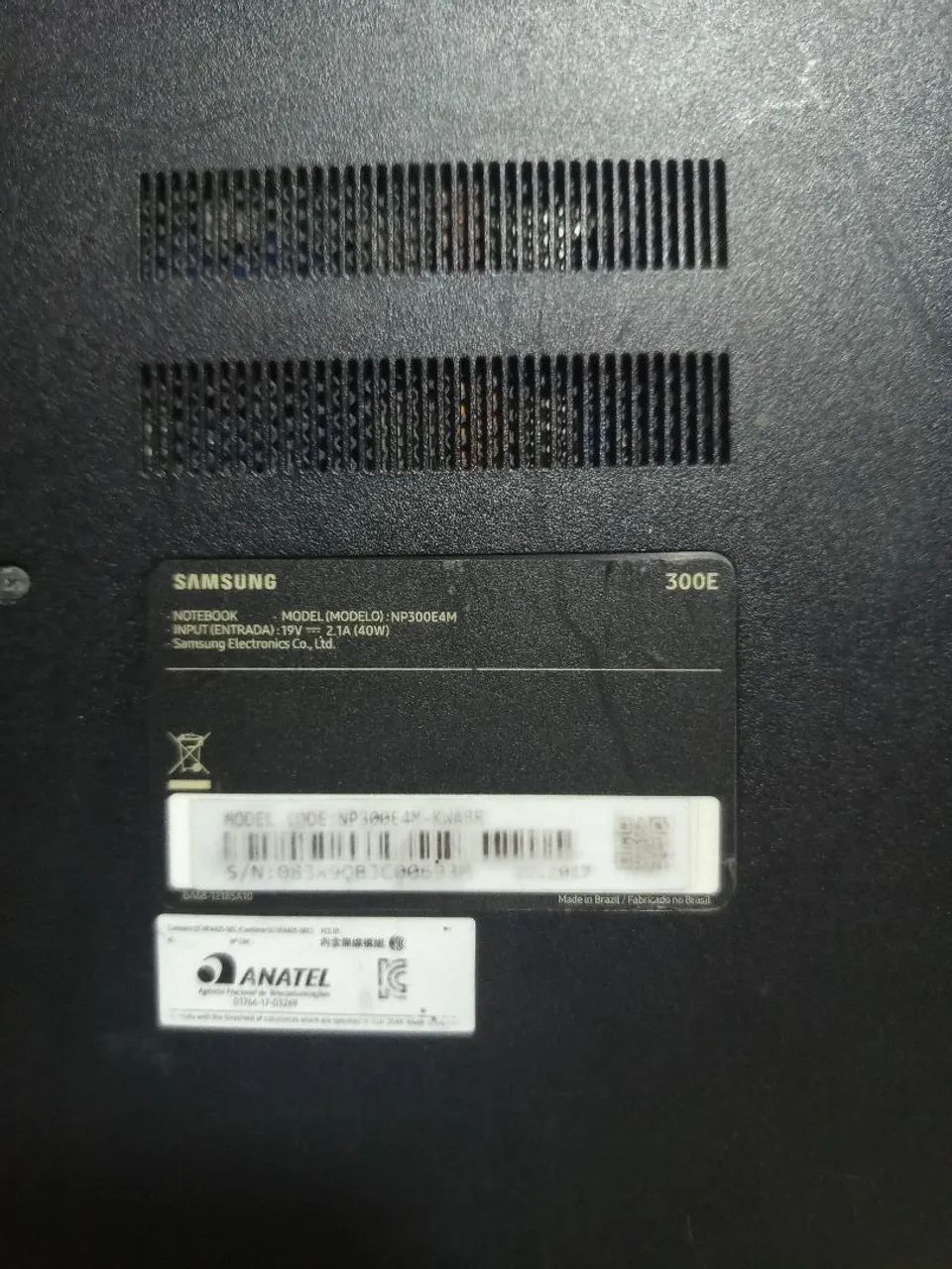 Notebook Samsung 