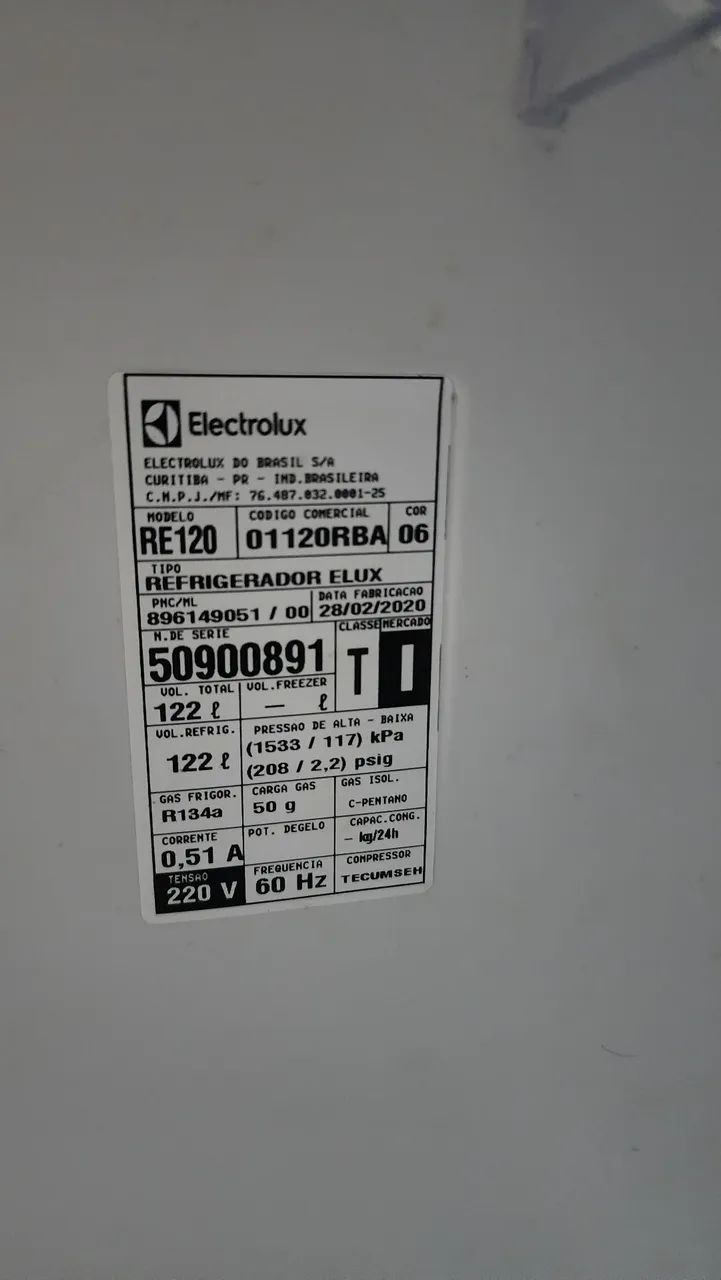 Frigobar Electrolux 122L | Geladeira mini - Foto 5