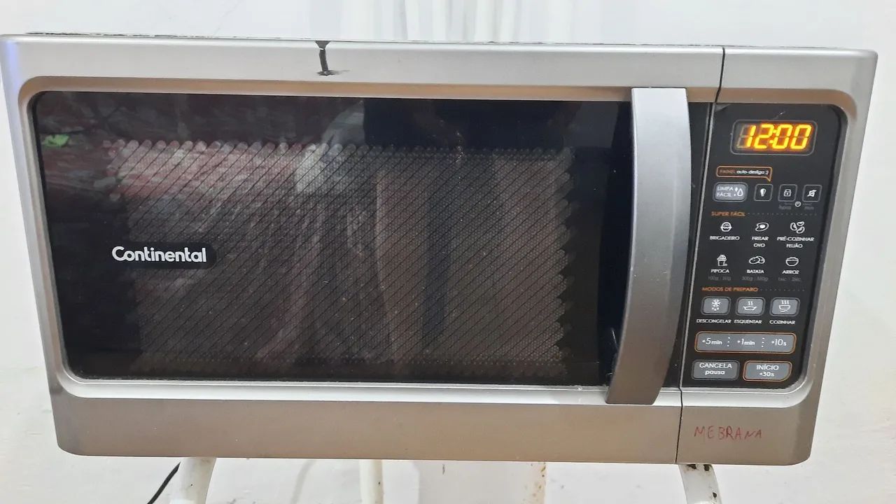 Micro-ondas Continental Prata 34 Litros com Função