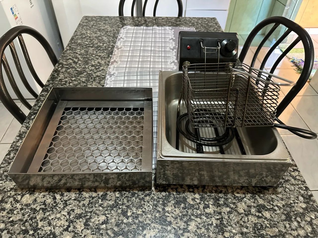 Fritadeira Profissional 5 litros + escorredor