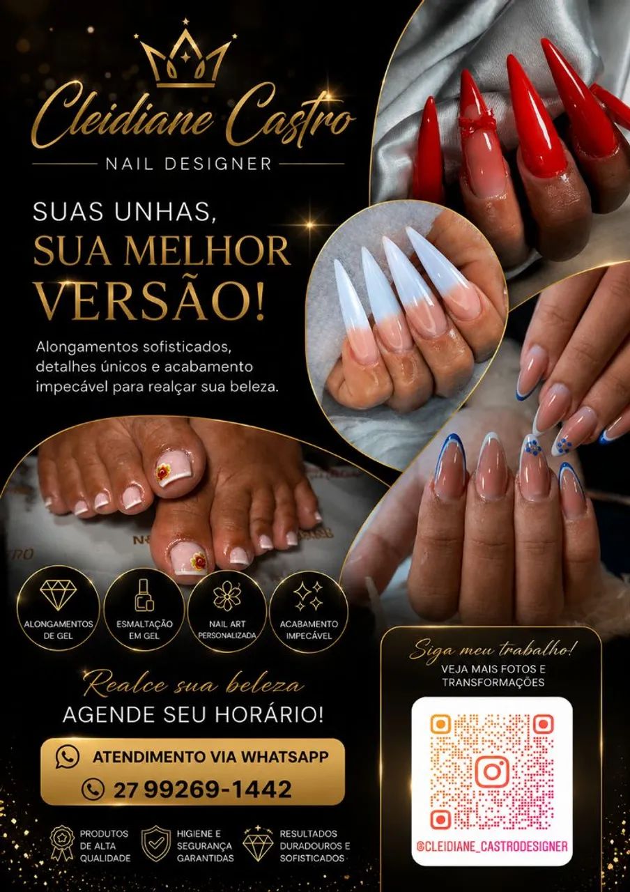 Alongamentos em gel