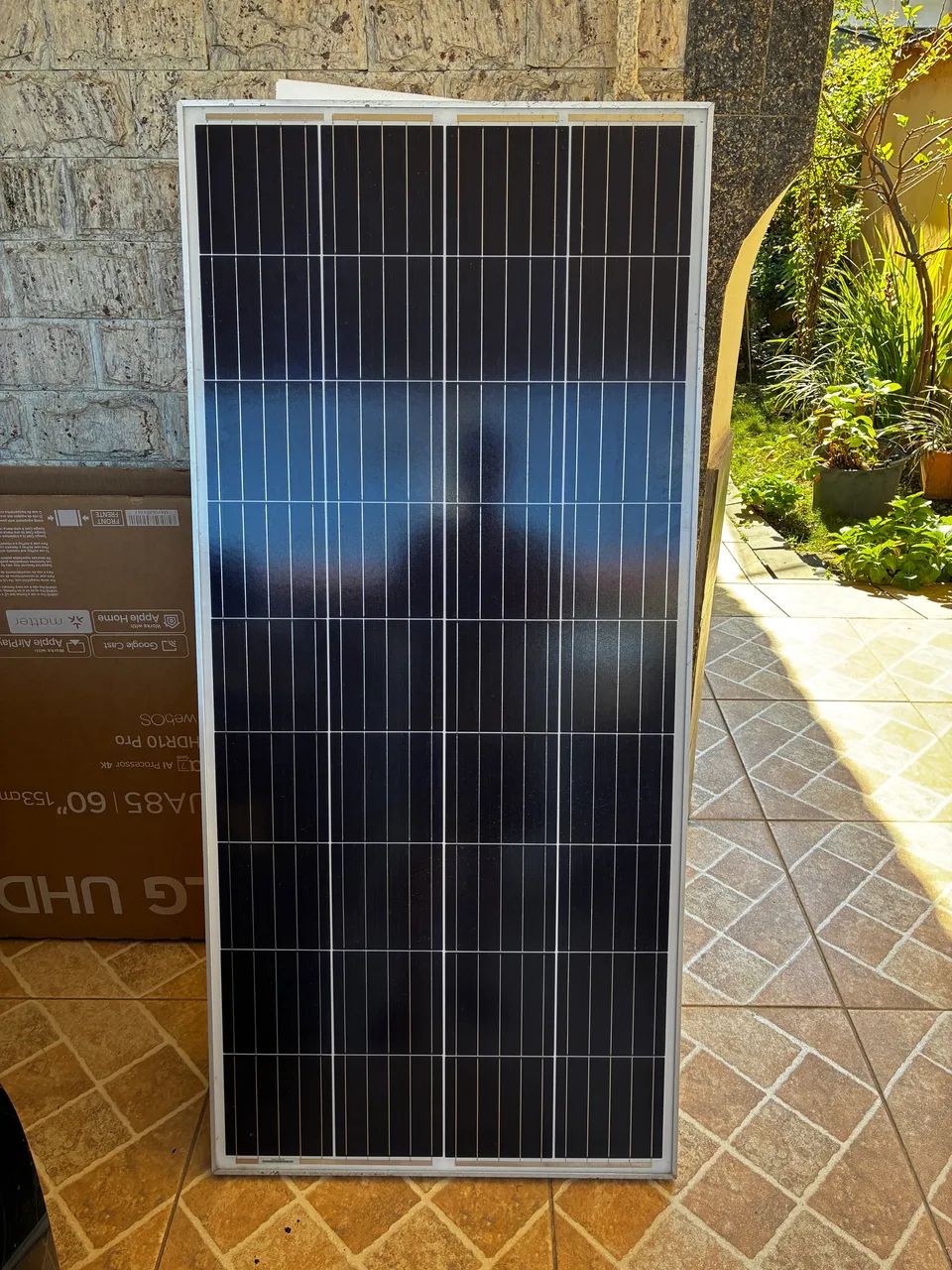 Placa solar para bomba de água