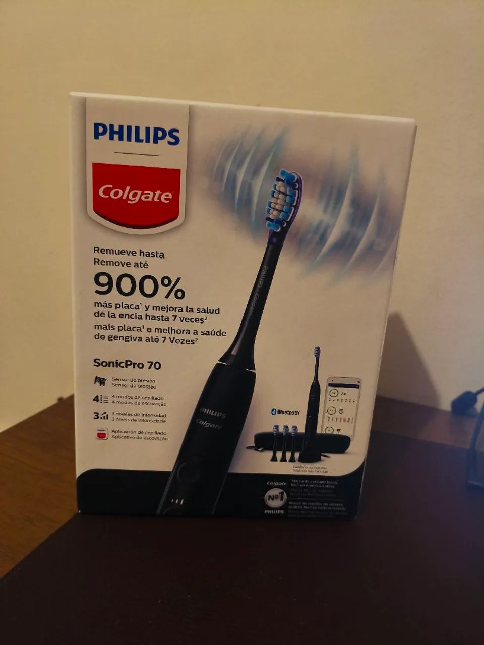 Escova de dente elétrica Philips Colgate Sonic Pro 70 - Foto 3
