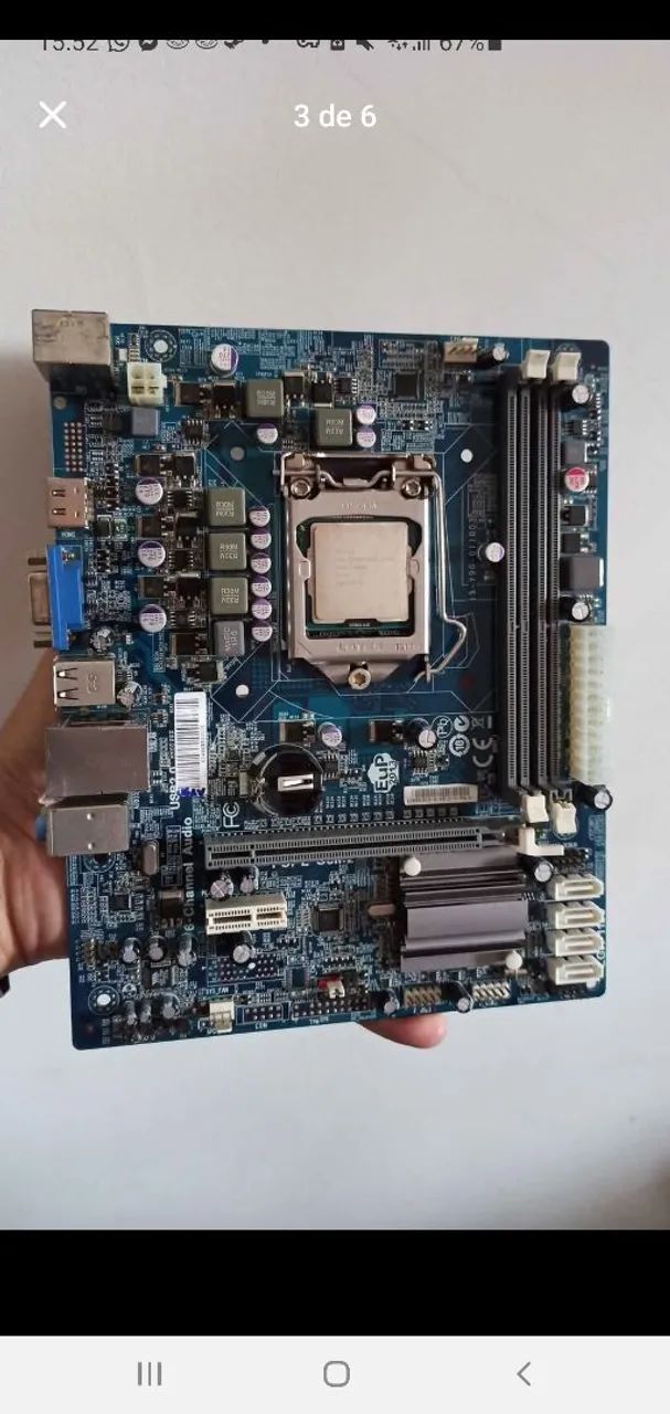 Vários kits placa mãe e processador Intel 775/1150/1155 e AMD AM2/AM3/FM2 - Foto 2