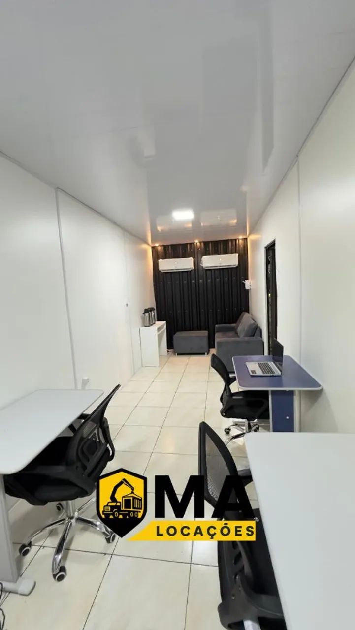 Contêiner escritório 12 metros cm banheiro  - Foto 4