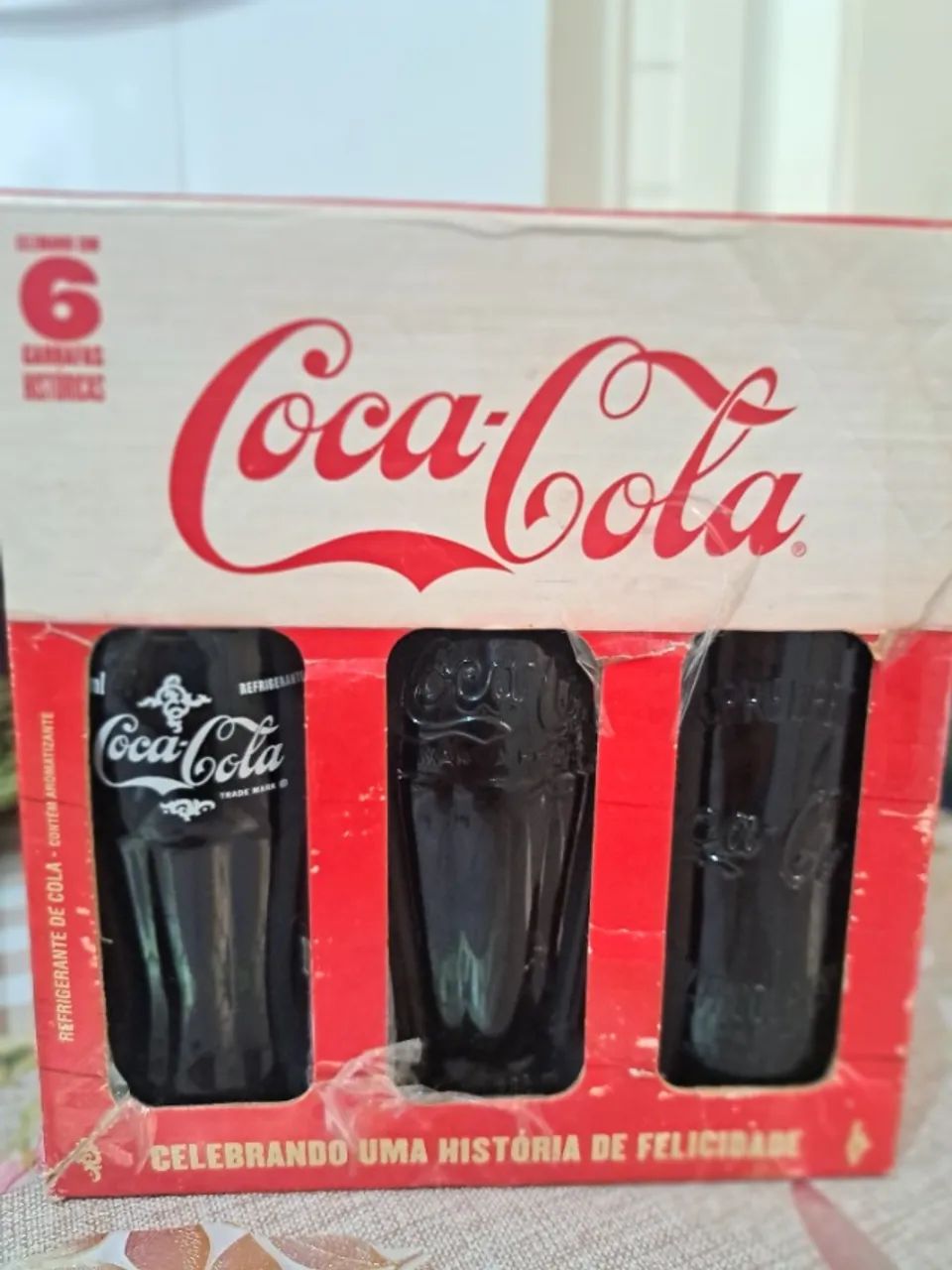 Kit 6 garrafas históricas da Coca-Cola 1899 - 1923