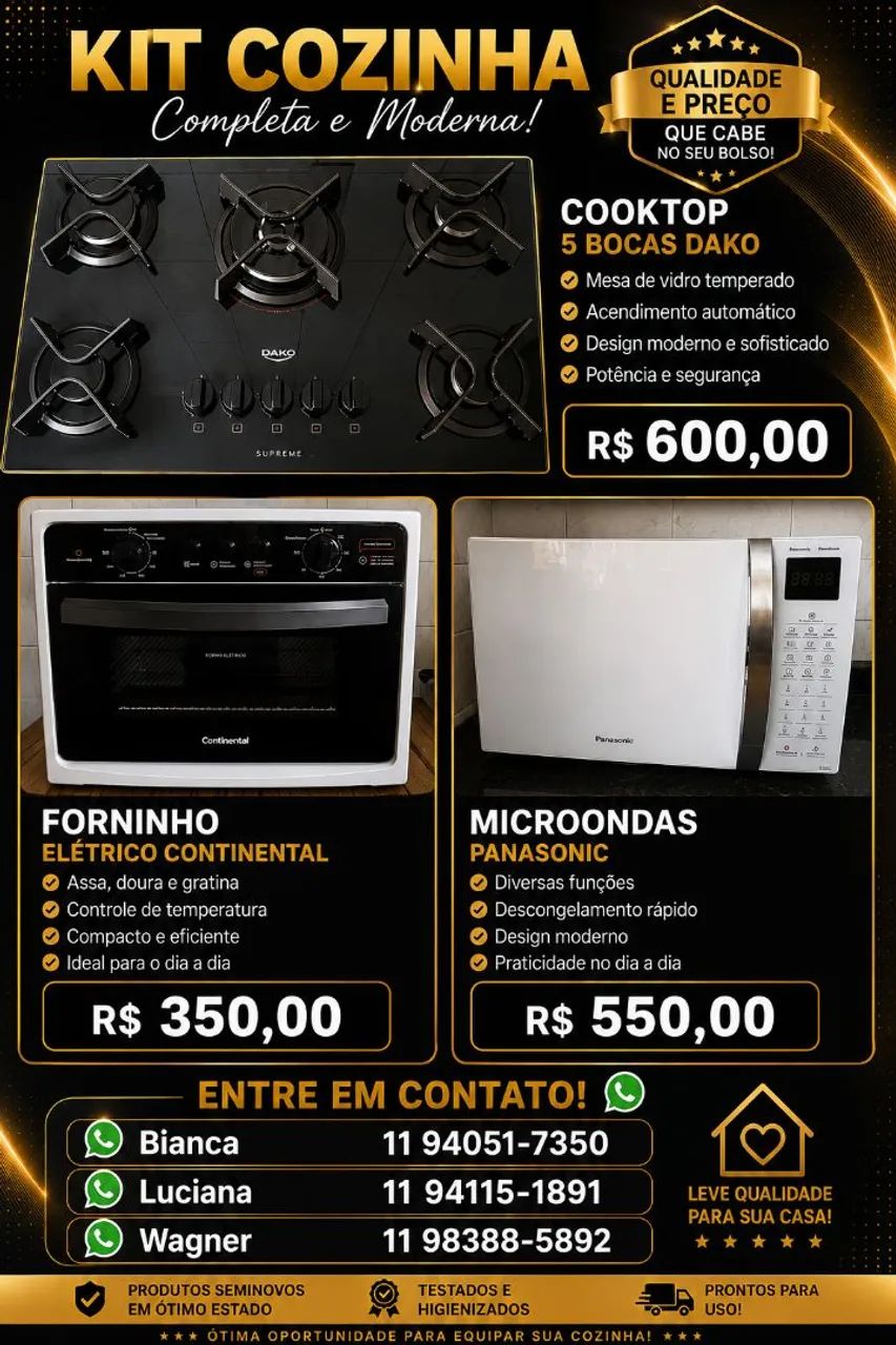 Kit cozinha 