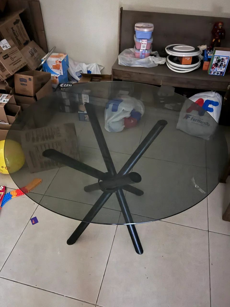 Vendo mesa de vidro 