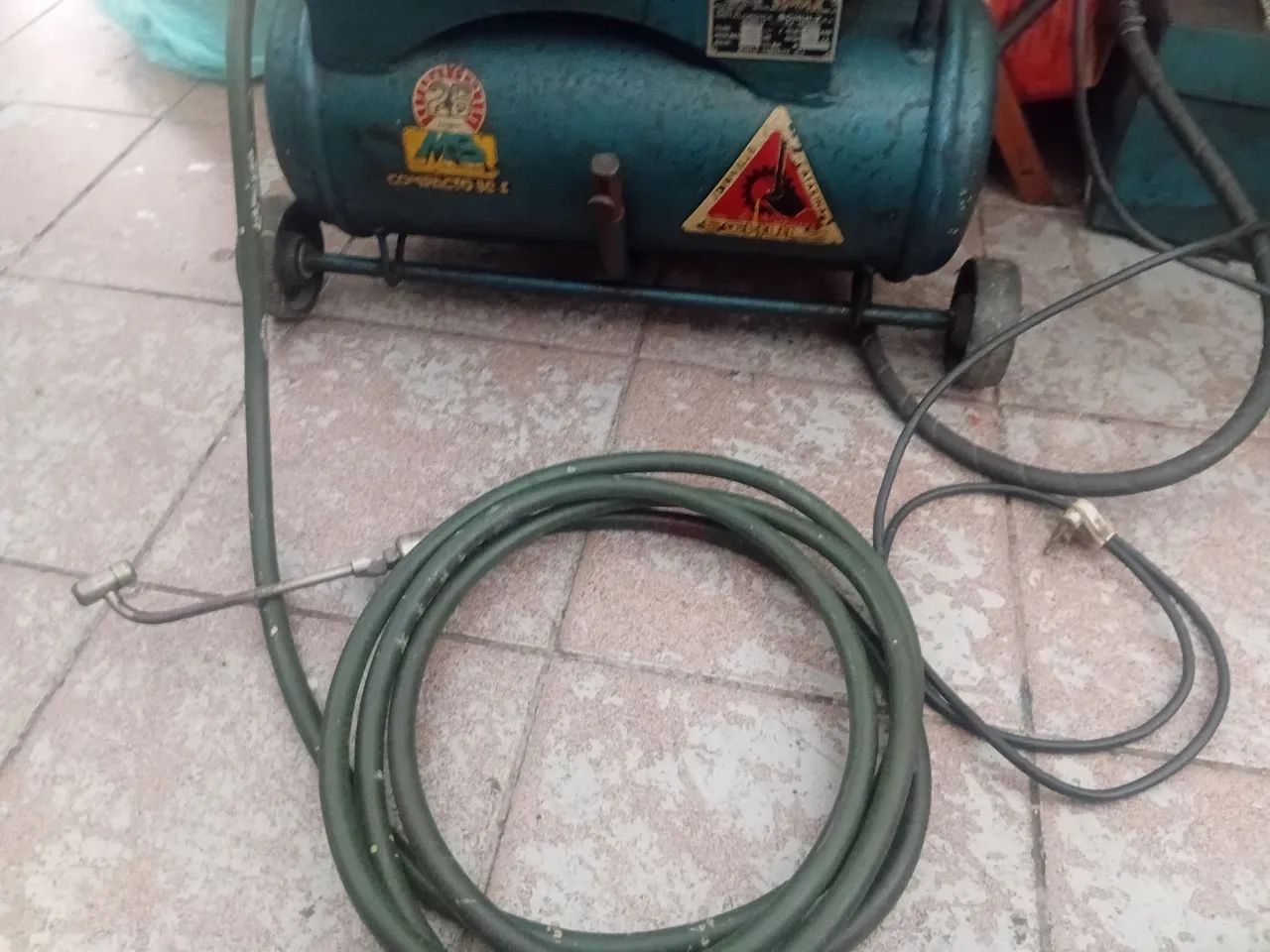 Compressor 80 litros completo shulz - Foto 5