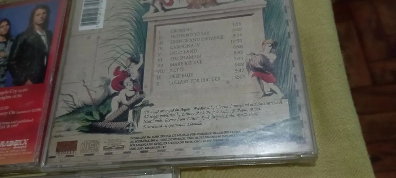 **Baixei** 3CD's Angra - Era André Matos originais de época) Paradox e Eldorado 96/97 - Foto 4
