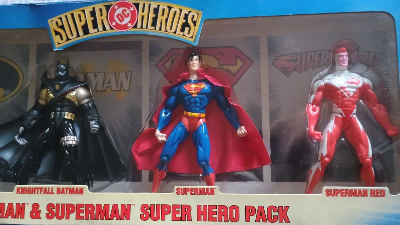Boneco super DC heroes Batman superman super hero pack. - Foto 3